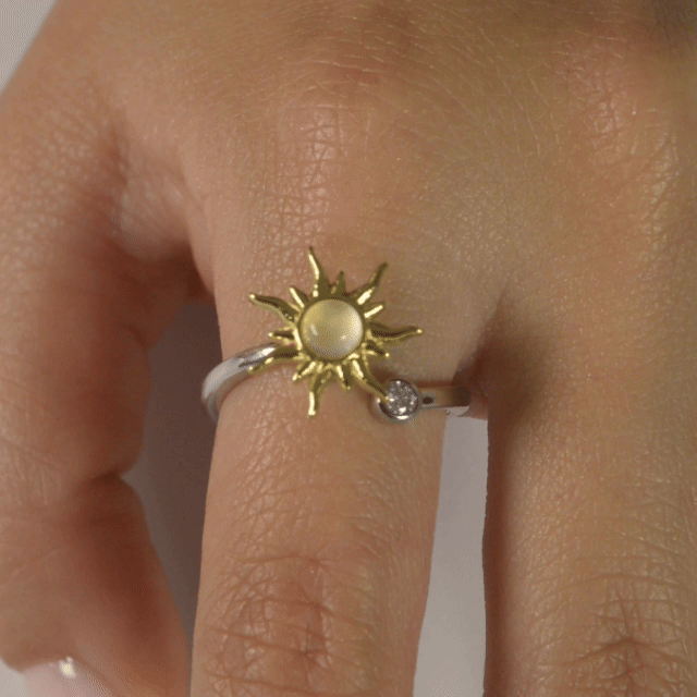 Anillo Anti-Estrés Julio Sol Bi-color
