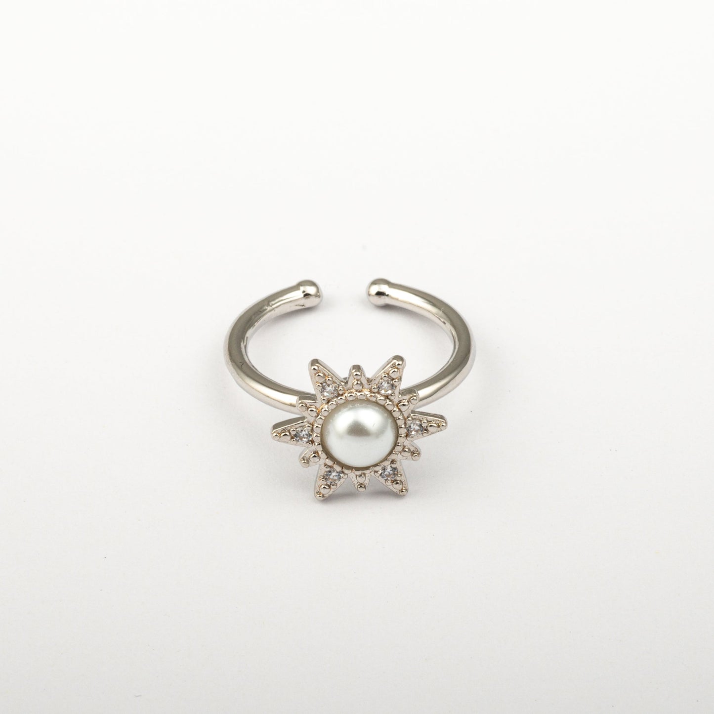 Anillo Anti-Estrés Julio Isalia Sol Plateado