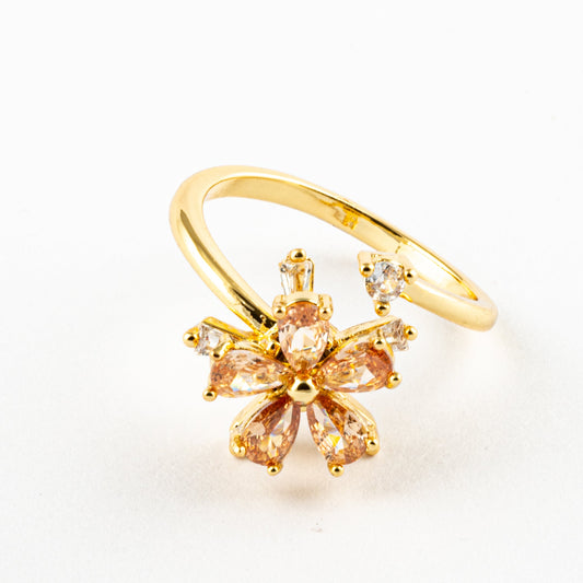 Anillo Anti-Estrés Plata S925 Auriella Dorado