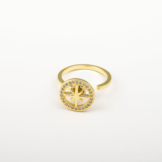 Anillo Anti-Estrés Julio Luzlia Dorado