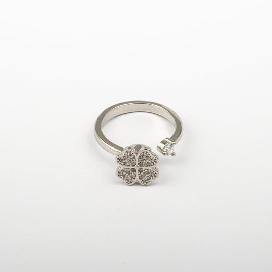 Anillo Anti-Estrés Julio Trébol Dorado