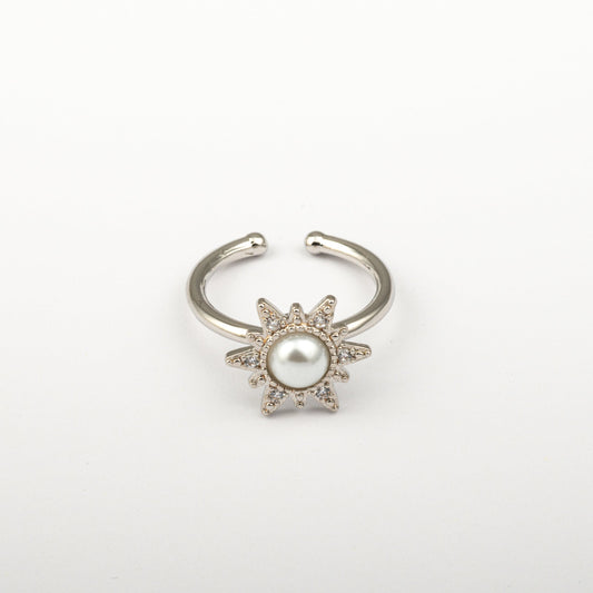 Anillo Anti-Estrés Julio Isalia Sol Plateado