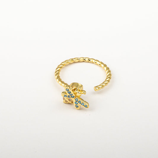 Anillo Anti-Estrés Julio Abejita Dorado