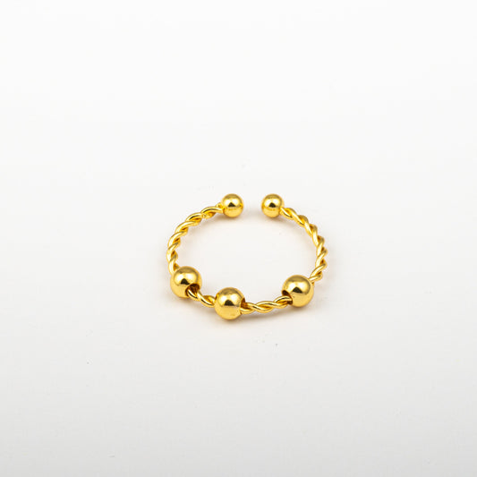 Anillo Anti-Estrés Deslizante Trenza Julio Dorardo