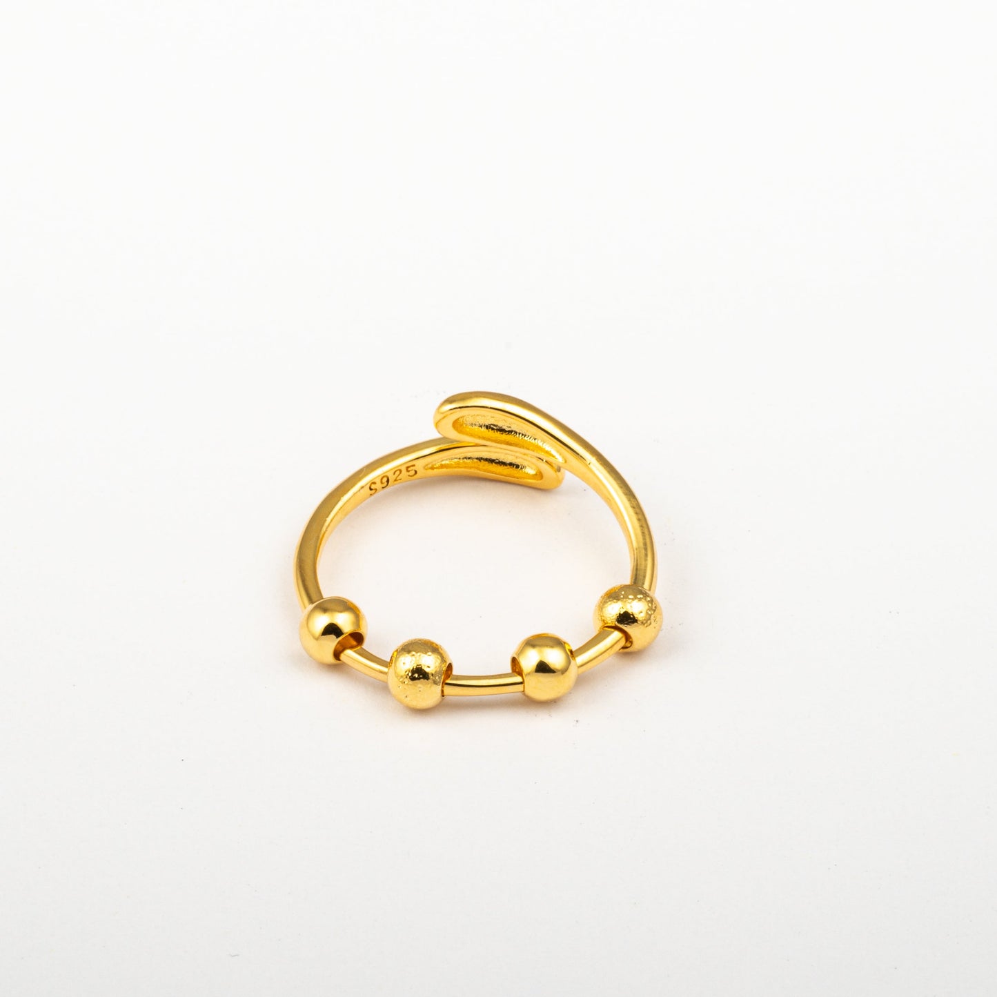 Anillo Anti-Estrés Julio Noaira Dorado