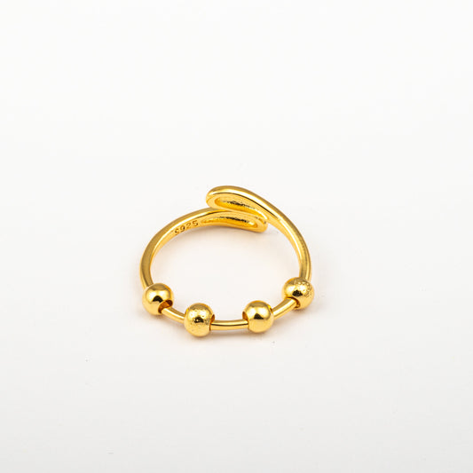 Anillo Anti-Estrés Julio Noaira Dorado