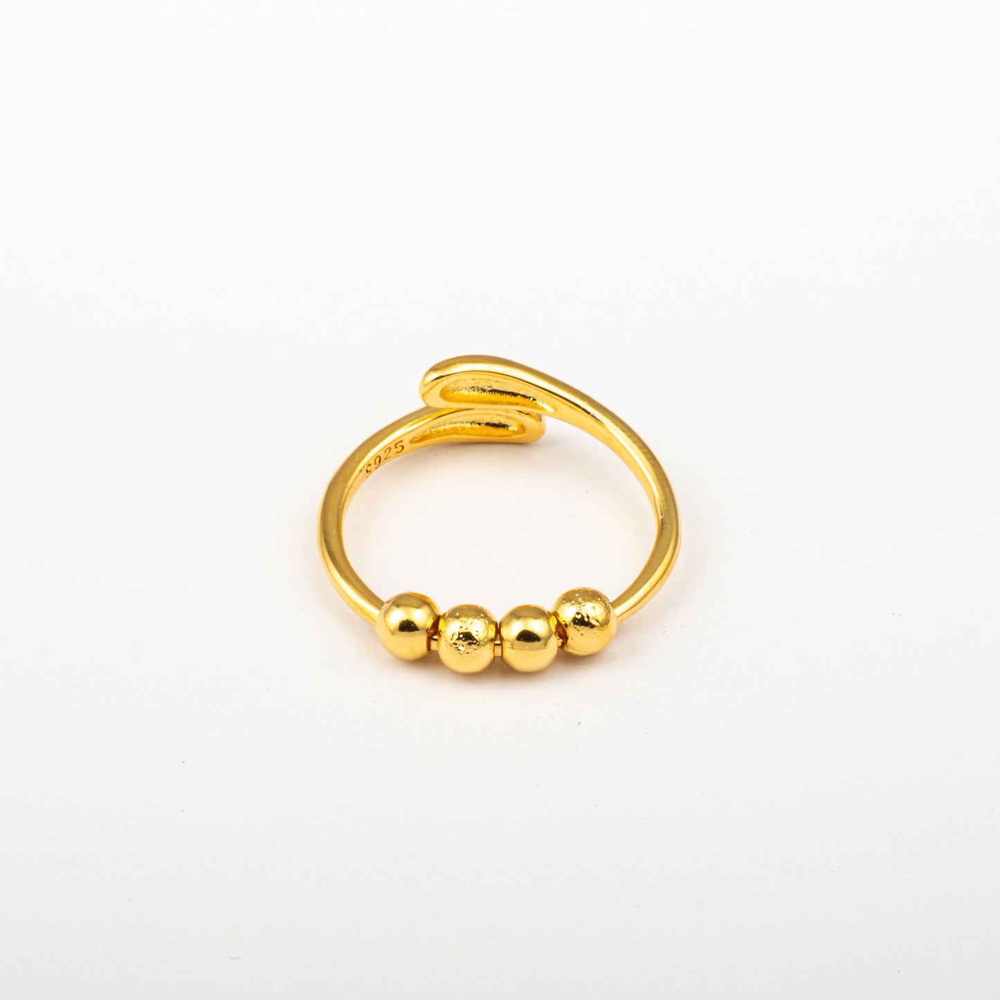 Anillo Anti-Estrés Julio Noaira Dorado