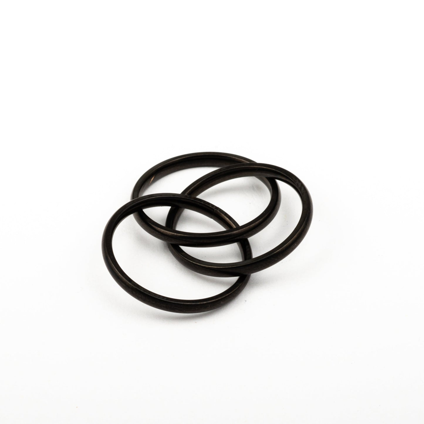 Anillo Anti-Estrés Triple Aro Julio Negro
