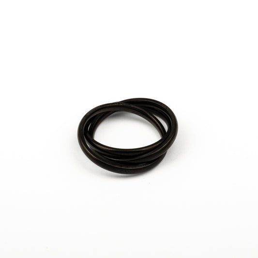 Anillo Anti-Estrés Triple Aro Julio Negro
