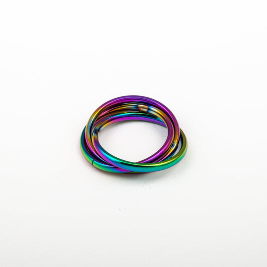Anillo Anti-Estrés Triple Aro Julio Tornasol