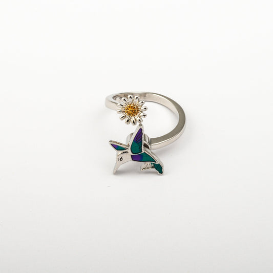 Anillo Anti-Estrés Julio Colibrí Brillante