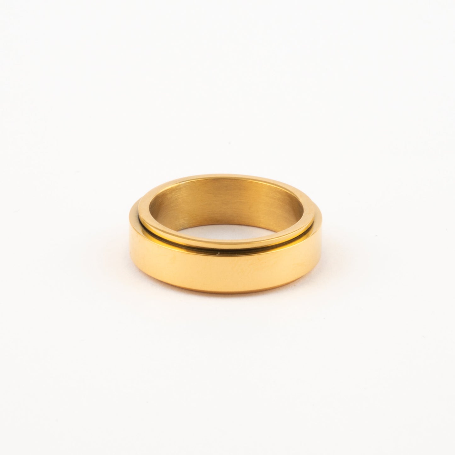 Anillo Deslizante Liso Dorado