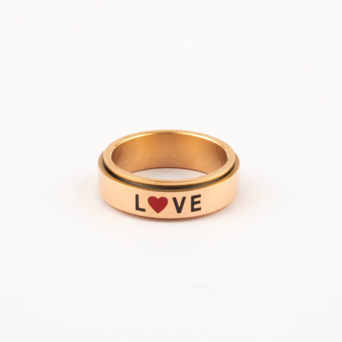 Anillo Deslizante Love Oro Rosa