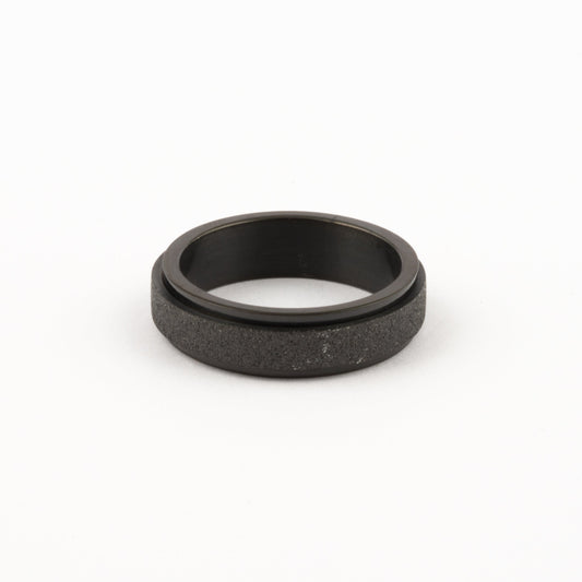 Anillo Deslizante Aspero Negro